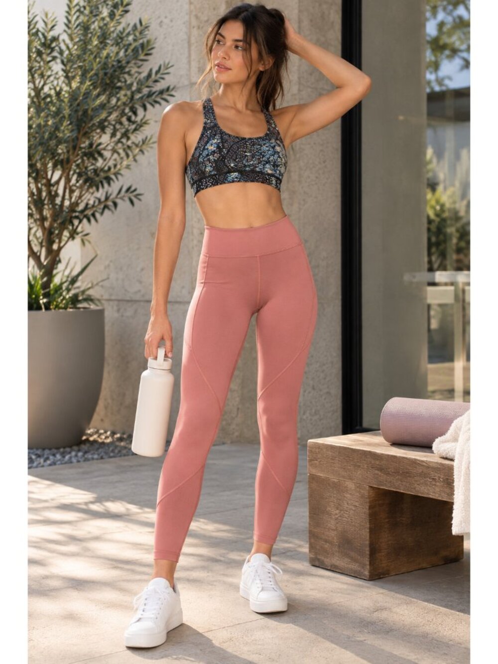 Lululemon In Movement 7/8 Tight Everlux Red Bronzer High Rise Yoga Train NEW 6